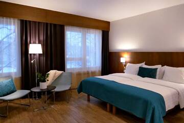 Фото номера Улучшенный двухместный номер с 1 кроватью Отель Hotel Raumanlinna г. Раума 7